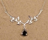 EN 4012 Halskette Black Ornament aus 925er Silber, et Nox
